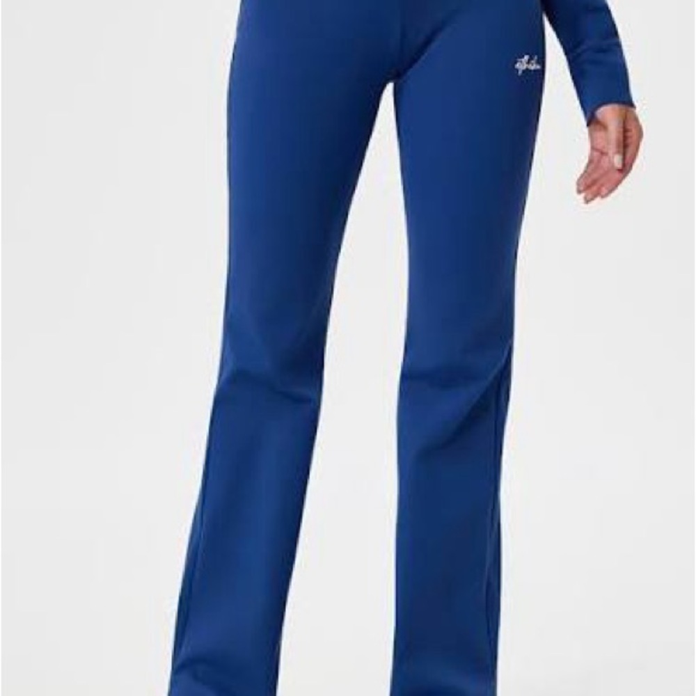 ethika Women's Flare Pants in Royal Blue